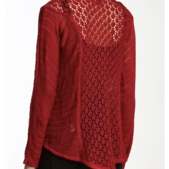 Papillon red crochet sweater - Picture 2 of 11